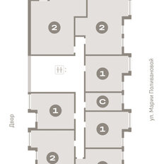 Квартира 55 м², 1-комнатная - изображение 4