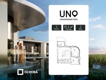 Квартира 81,6 м², 3-комнатная - изображение 1