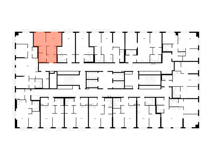 103 м², 4-комнатная квартира 48 500 000 ₽ - изображение 125