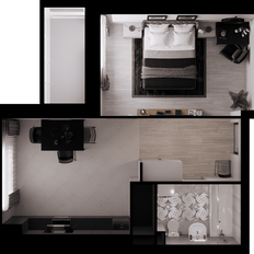 Квартира 40,5 м², 1-комнатная - изображение 4