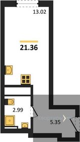 Квартира 21,4 м², студия - изображение 1