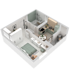Квартира 37,9 м², 1-комнатная - изображение 5