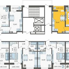 Квартира 53 м², 2-комнатная - изображение 2