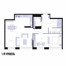 Квартира 82,2 м², 1-комнатная - изображение 2