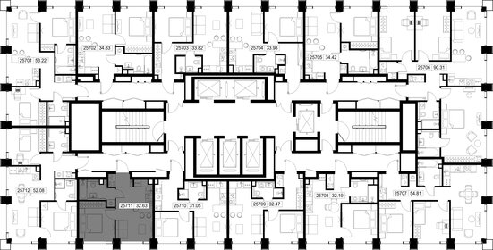 Квартира 32,6 м², 1-комнатная - изображение 3