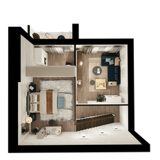 Квартира 73,8 м², 1-комнатная - изображение 5