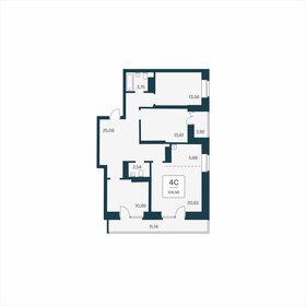 Квартира 110 м², 4-комнатная - изображение 1