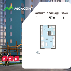 Квартира 21,7 м², студия - изображение 1
