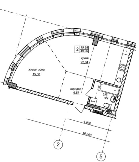60,6 м², 2-комнатная квартира 13 500 000 ₽ - изображение 76