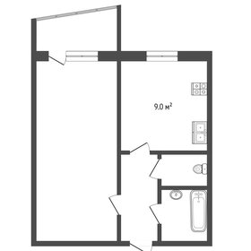 Квартира 34 м², 1-комнатная - изображение 4