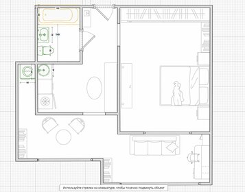 Квартира 38 м², 1-комнатная - изображение 1