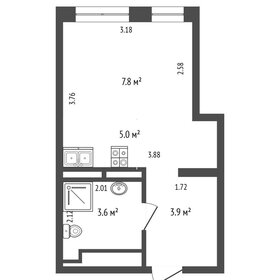 Квартира 21 м², студия - изображение 1