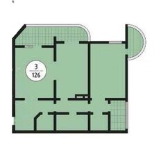 Квартира 126 м², 3-комнатная - изображение 5