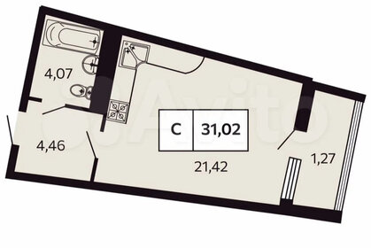 Квартира 31 м², студия - изображение 1