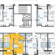 Квартира 37,7 м², 1-комнатная - изображение 2