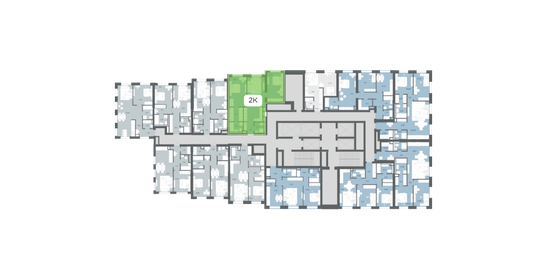 Квартира 67,5 м², 2-комнатная - изображение 2