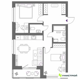 Квартира 61,9 м², 2-комнатная - изображение 1
