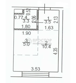 Квартира 22,7 м², студия - изображение 1
