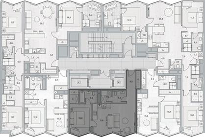 Квартира 51,1 м², 2-комнатная - изображение 2