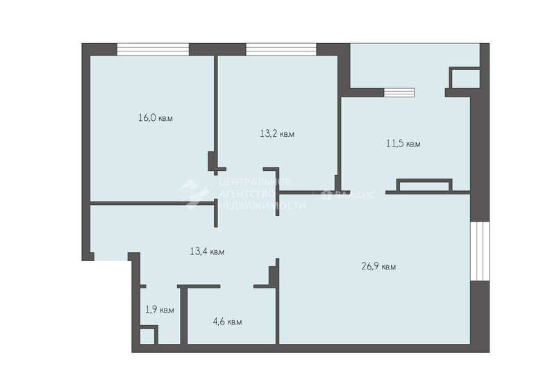 80 м², 3-комнатная квартира 13 200 000 ₽ - изображение 56