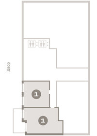 Квартира 75,6 м², 1-комнатная - изображение 2