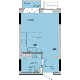 Квартира 25,8 м², студия - изображение 1