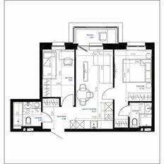 Квартира 49,2 м², 3-комнатная - изображение 2