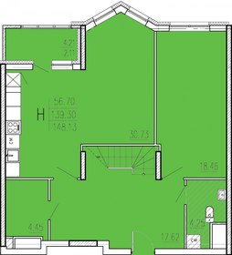Квартира 148,1 м², 4-комнатная - изображение 1