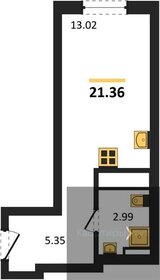 Квартира 21,4 м², студия - изображение 1