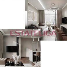 Квартира 57 м², 1-комнатная - изображение 3