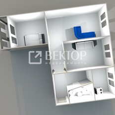 Квартира 58 м², 3-комнатная - изображение 2