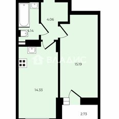 Квартира 40,9 м², 1-комнатная - изображение 2