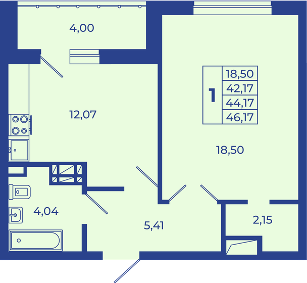 56,8 м², 3-комнатная квартира 3 350 000 ₽ - изображение 75