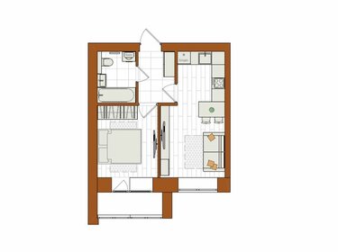 Квартира 36 м², 2-комнатная - изображение 1