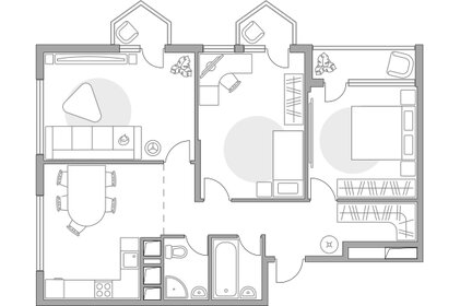 Квартира 88,1 м², 3-комнатная - изображение 1