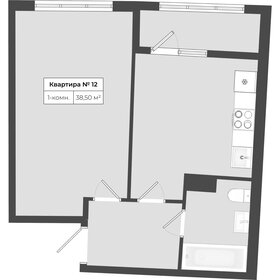 Квартира 38,5 м², 1-комнатная - изображение 1