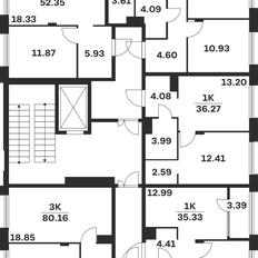 Квартира 52,4 м², 2-комнатная - изображение 3