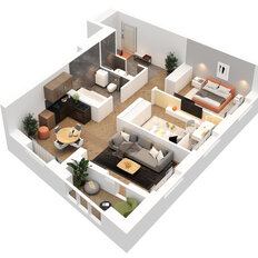Квартира 77,2 м², 3-комнатная - изображение 3
