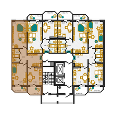 Квартира 61,5 м², 2-комнатная - изображение 2
