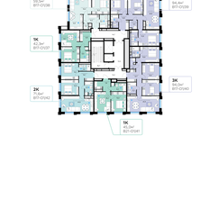 Квартира 59,5 м², 2-комнатная - изображение 2