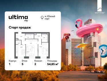Квартира 54,9 м², 2-комнатная - изображение 1