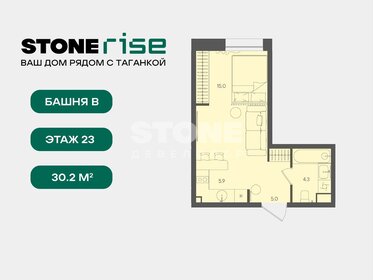 Квартира 30,2 м², 1-комнатная - изображение 2