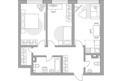 Квартира 70,6 м², 3-комнатная - изображение 1