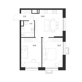 Квартира 24,7 м², студия - изображение 2