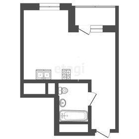 Квартира 37 м², студия - изображение 1
