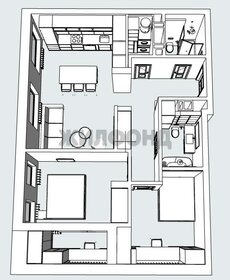 Квартира 75 м², 3-комнатная - изображение 1