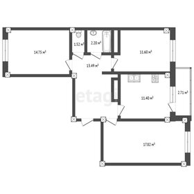 Квартира 73,5 м², 3-комнатная - изображение 1