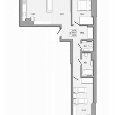 Квартира 87,1 м², 3-комнатная - изображение 3