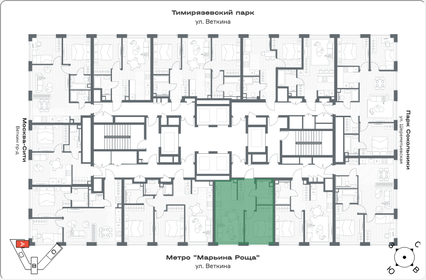 Квартира 41,7 м², 1-комнатная - изображение 2
