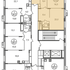 Квартира 113,2 м², 4-комнатная - изображение 2